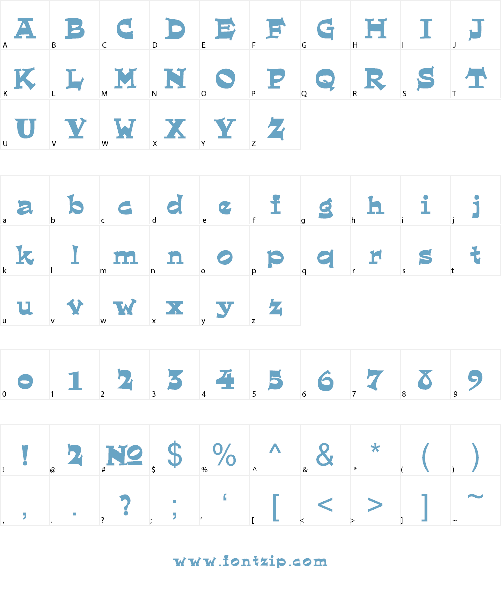 El Dorado  Bold Font Character